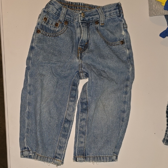 Levi Strauss & Co. Boys Blue Jeans 24 M - Picture 1 of 10